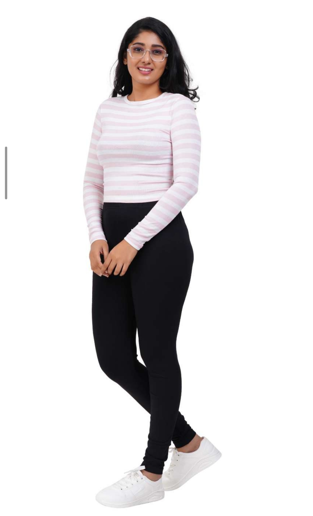 Classic black cotton leggings