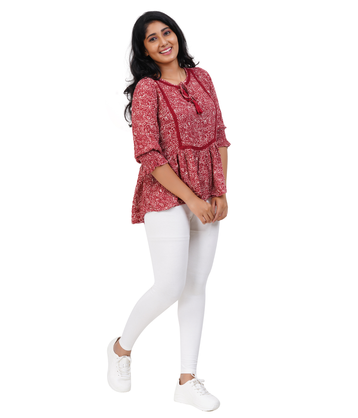 Classic White Cotton Leggings